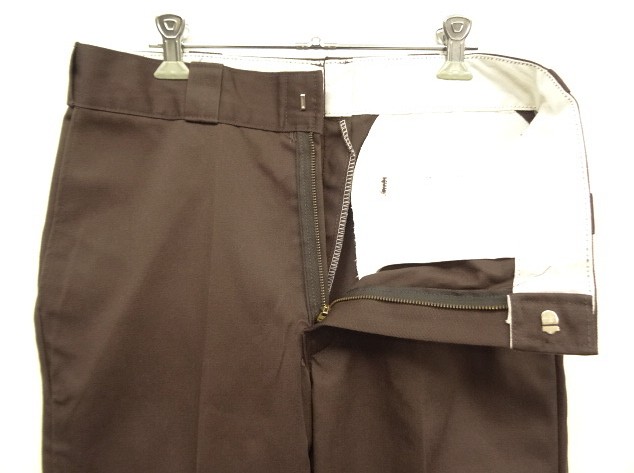 画像: 80'S DICKIES 874 チビタグ ワークパンツ ブラウン USA製 (VINTAGE)