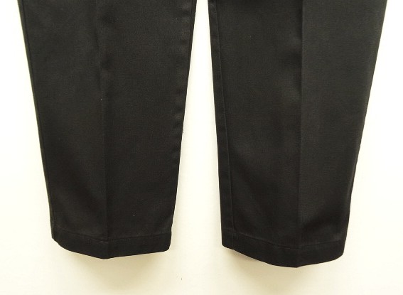 画像: 80'S DICKIES 874 チビタグ ワークパンツ ブラック USA製 (VINTAGE)