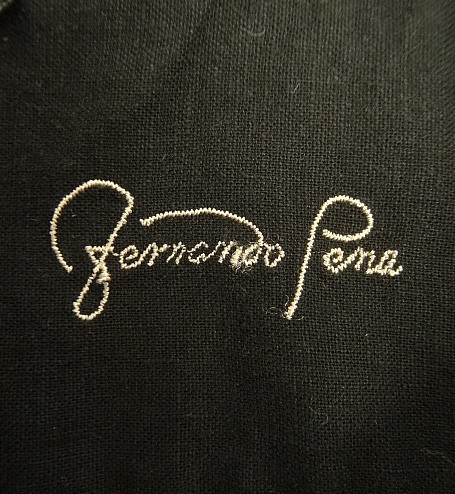 画像2: GUAYABERA SHIRT 半袖 キューバシャツ 後染めブラック (VINTAGE)