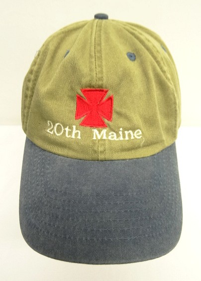 画像2: 20th MAINE 6パネル ツートンカラー ベースボールキャップ タン/ブルー (USED)