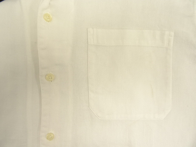 画像: 90'S RALPH LAUREN "CHAUNCEY" コットン 半袖 オープンカラーシャツ ホワイト (VINTAGE)