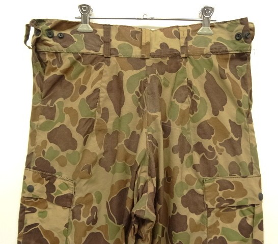 画像: 70'S LYONS LINE ハンティング カーゴパンツ ダックハンターカモ SCOVILLジップ (VINTAGE)
