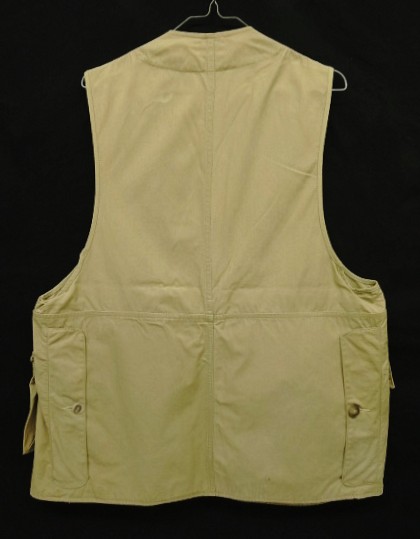 画像4: 60'S ABERCROMBIE & FITCH "SAFARIタグ" ハーフムーンポケット ハンティングベスト ベージュ (VINTAGE)