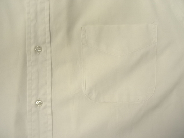 画像: 90'S BROOKS BROTHERS ポプリン レギュラーカラーシャツ ホワイト USA製 (VINTAGE)