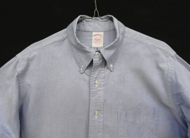 画像: 80'S BROOKS BROTHERS "MAKERS" オックスフォード BDシャツ ブルー USA製 (VINTAGE)