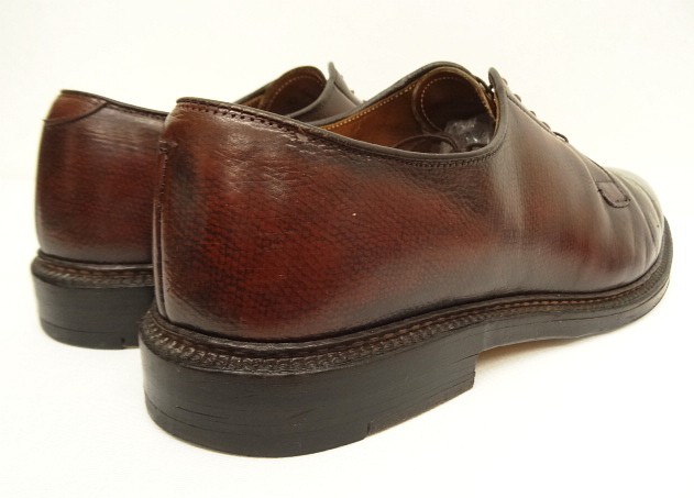 画像4: ALDEN 930 グレインレザー プレーントゥシューズ ブラウン USA製 (USED)