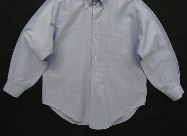 画像: 60'S BROOKS BROTHERS "MAKERS" 6ボタン オックスフォード BDシャツ ブルー USA製 (VINTAGE)