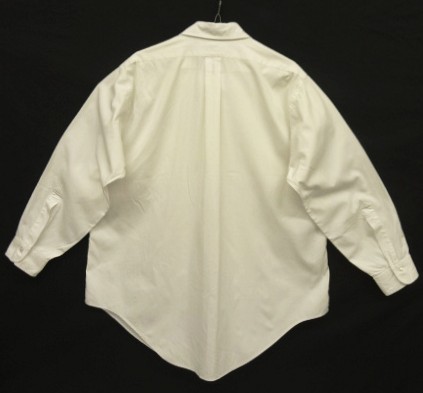 画像3: 90'S BROOKS BROTHERS ポプリン レギュラーカラーシャツ ホワイト USA製 (VINTAGE)