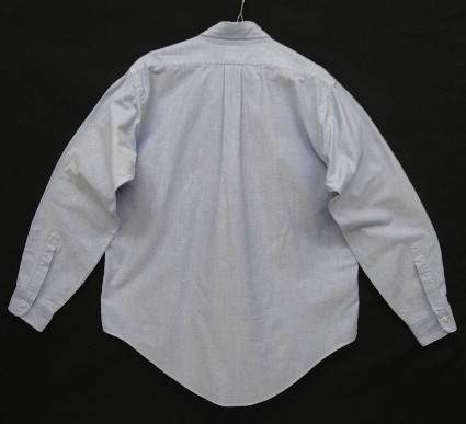 画像3: 80'S BROOKS BROTHERS "MAKERS" オックスフォード BDシャツ ブルー USA製 (VINTAGE)