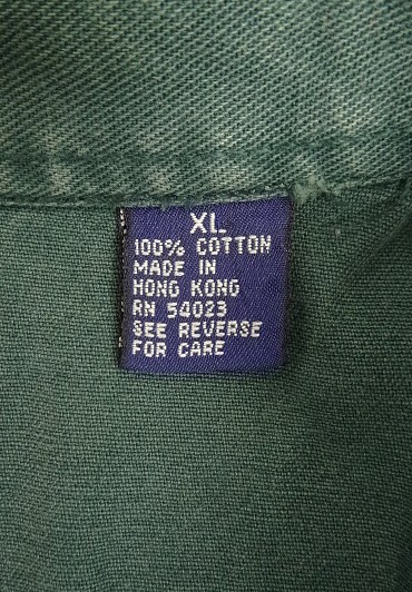 画像3: 90'S GAP 旧タグ ツイル 長袖 ウエスタンシャツ ダークグリーン (VINTAGE)
