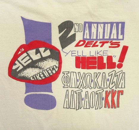画像5: 90'S YELL LIKE HELL シングルステッチ 両面プリント 半袖 Tシャツ ホワイト USA製 (VINTAGE)