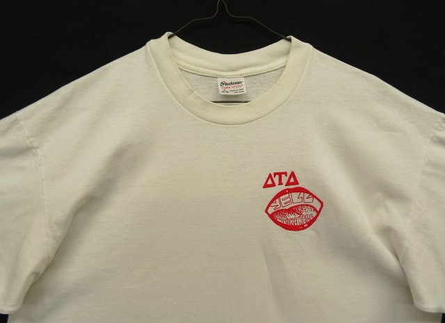 画像: 90'S YELL LIKE HELL シングルステッチ 両面プリント 半袖 Tシャツ ホワイト USA製 (VINTAGE)