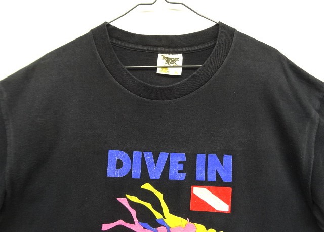 画像: 90'S NORWEGIAN CRUISE LINE シングルステッチ 両面プリント 半袖 Tシャツ ダークネイビー USA製 (VINTAGE)