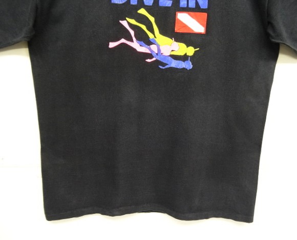 画像: 90'S NORWEGIAN CRUISE LINE シングルステッチ 両面プリント 半袖 Tシャツ ダークネイビー USA製 (VINTAGE)