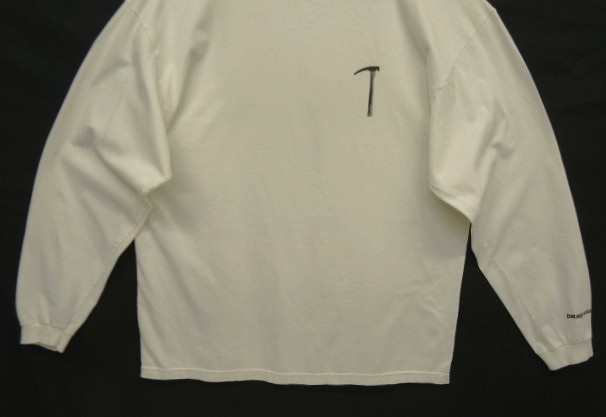 画像: 90'S PATAGONIA "BENEFICIAL T'S" バックプリント 長袖 Tシャツ ホワイト USA製 (VINTAGE)