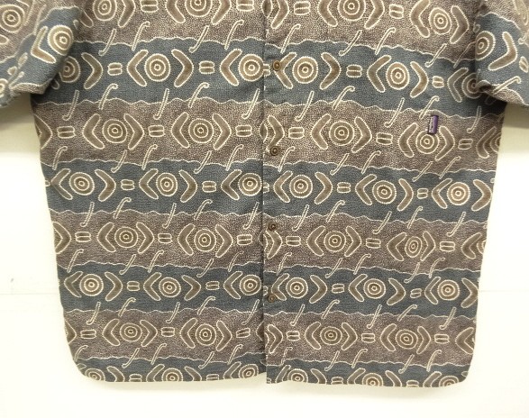 画像: 90'S PATAGONIA コットン 半袖 オープンカラーシャツ 総柄 (VINTAGE)