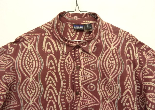 画像: 90'S PATAGONIA コットン 半袖シャツ 総柄 (VINTAGE)