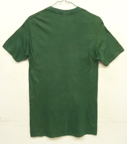 画像3: 70'S LL Bean "筆記体タグ" シングルステッチ 半袖 Tシャツ ダークグリーン (VINTAGE)