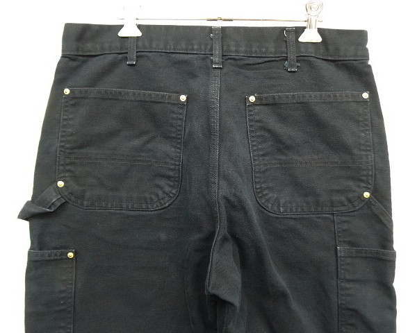 画像: CARHARTT ダブルニー ダック ペインターパンツ ブラック W33L30 USA製 (VINTAGE)