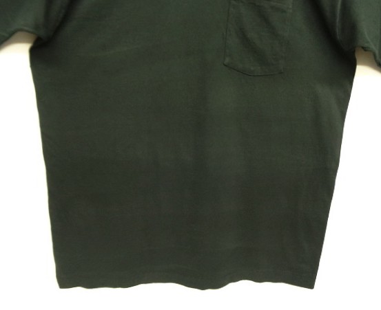画像: 90'S BVD シングルステッチ 耳付きポケット 半袖 Tシャツ ブラック USA製 (VINTAGE)