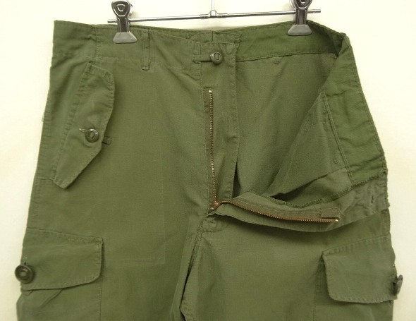 画像: カナダ軍 "LIGHTWEIGHT OG107 MK2" カーゴパンツ オリーブ OPTIジップ (VINTAGE)