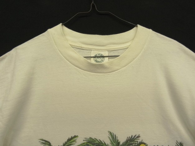 画像: 90'S DOWN TO EARTH PRODUCTS 両面プリント 半袖 Tシャツ ホワイト (VINTAGE)