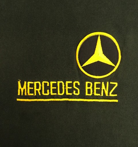 画像3: 90'S MERCEDES BENZ シングルステッチ 半袖 Tシャツ ブラック USA製 (VINTAGE)