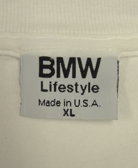 画像2: 90'S BMW シングルステッチ 半袖 Tシャツ ホワイト USA製 (VINTAGE)