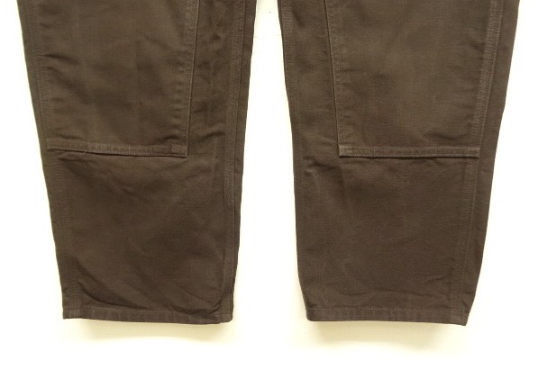 画像: CARHARTT ダブルニー ダック ペインターパンツ ブラウン W38L30 メキシコ製 (USED)