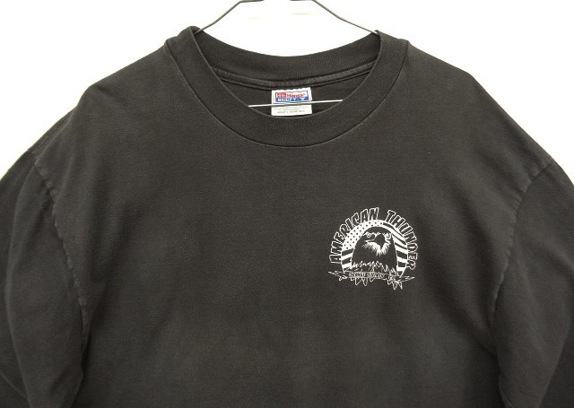 画像: 90'S AMERICAN THUNDER 両袖＆両面プリント 長袖 Tシャツ ブラック (VINTAGE)