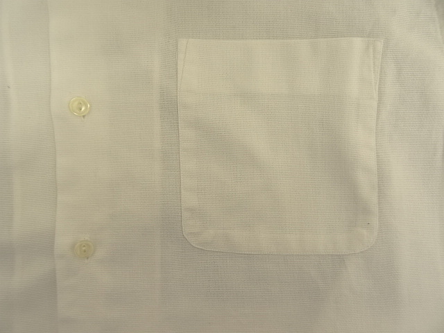 画像: 90'S RALPH LAUREN "CALDWELL" コットン 裾ロゴ 半袖 オープンカラーシャツ ホワイト (VINTAGE)