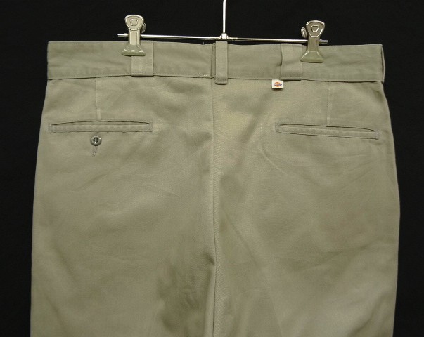 画像: 80'S DICKIES 874 チビタグ ワークパンツ グレー W36L32 USA製 (VINTAGE)