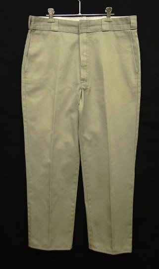画像3: 80'S DICKIES 874 チビタグ ワークパンツ グレー W36L32 USA製 (VINTAGE)