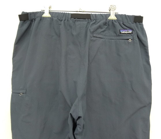 画像: 01'S PATAGONIA "GI II PANTS" ベルト付き ナイロン クライミングパンツ ブルーグレー (VINTAGE)