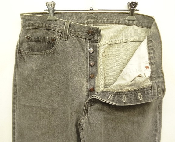 画像: 90'S LEVIS 501 デニム 先染めブラック W34L30 USA製 (VINTAGE)