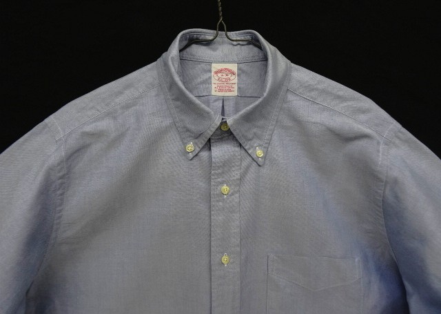画像: 90'S BROOKS BROTHERS オックスフォード BDシャツ ブルー USA製 (VINTAGE)