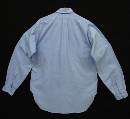 画像3: 60'S BROOKS BROTHERS "BROOKSWEAVE" 6ボタン オックスフォード BDシャツ ブルー USA製 (VINTAGE)