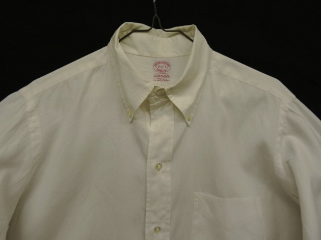 画像: 70'S BROOKS BROTHERS "MAKERS" 6ボタン オックスフォード BDシャツ ホワイト USA製 (VINTAGE)