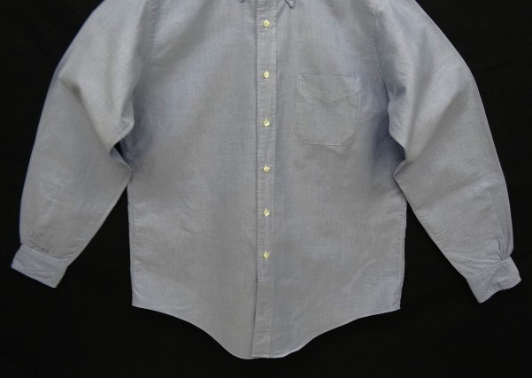 画像: 90'S BROOKS BROTHERS オックスフォード BDシャツ ブルー USA製 (VINTAGE)