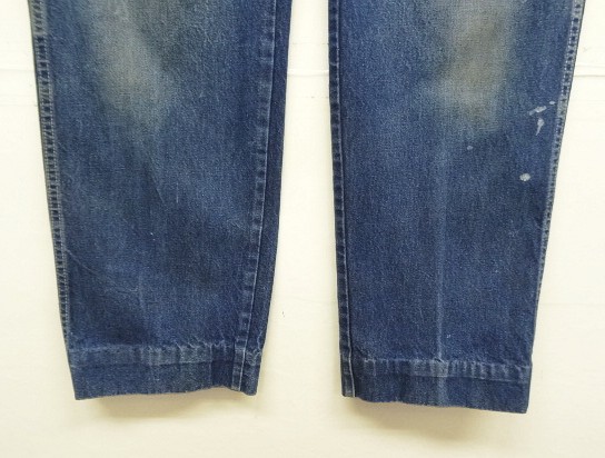画像: 80'S DICKIES チビタグ デニム ペインターパンツ インディゴ 42TALONジップ W32L32 USA製 (VINTAGE)