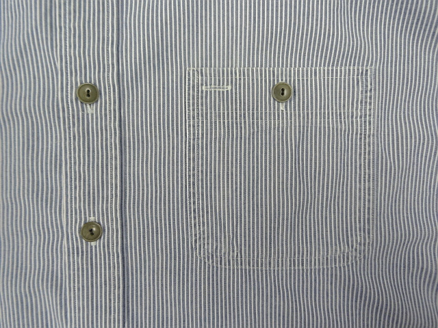 画像: 90'S RALPH LAUREN "COWBOY WORKSHIRT" コットン 長袖 ワークシャツ ストライプ柄 (VINTAGE)