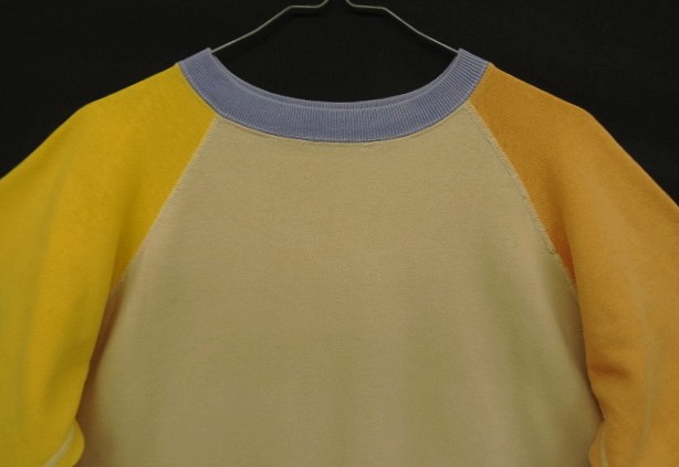 画像: 70〜80'S UNKNOWN 脇の下ガゼット付き クルーネック スウェットシャツ クレイジーパターン (VINTAGE)