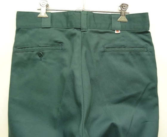 画像: 80'S DICKIES 874 チビタグ ワークパンツ グリーン W33L29 USA製 (MINT CONDITION)