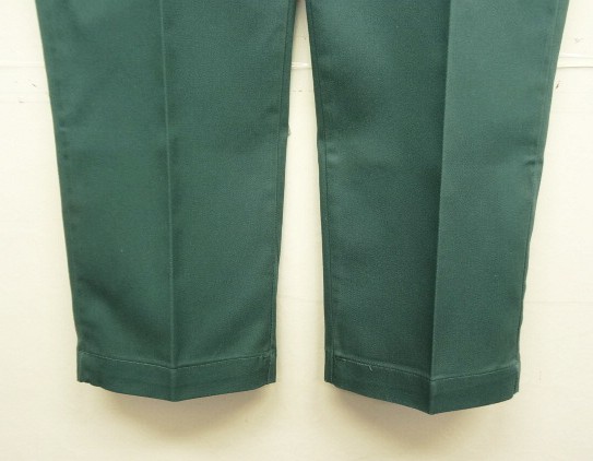 画像: 80'S DICKIES 874 チビタグ ワークパンツ グリーン W33L29 USA製 (MINT CONDITION)