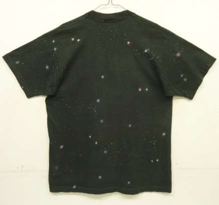 画像5: 90'S VIRGO シングルステッチ 全面プリント 半袖 Tシャツ ブラック USA製 (VINTAGE)