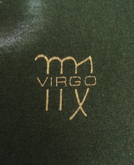 画像4: 90'S VIRGO シングルステッチ 全面プリント 半袖 Tシャツ ブラック USA製 (VINTAGE)