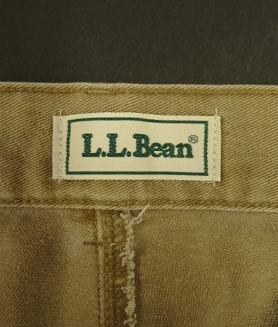 画像2: 90'S LL Bean コットン ツープリーツ チノパンツ タン (VINTAGE)