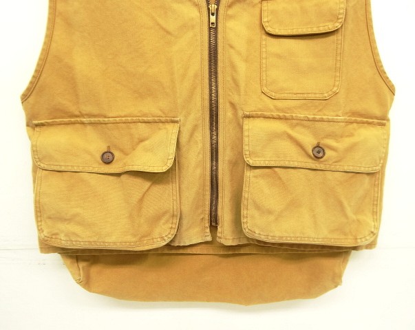 画像: 80'S LL Bean ダック ハンティングベスト タン USA製 (VINTAGE)