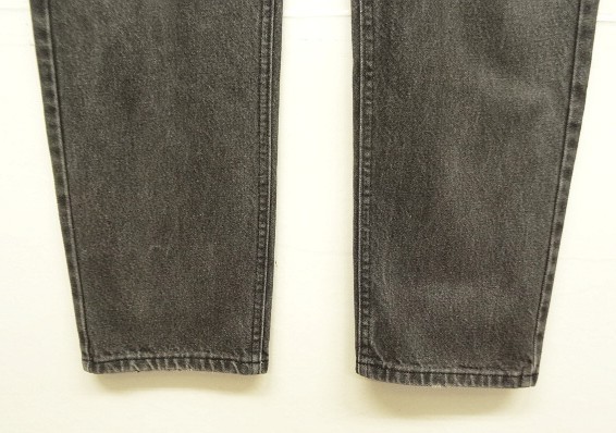 画像: 90'S LL Bean "DOUBLE L JEANS" デニム 先染めブラック USA製 (VINTAGE)