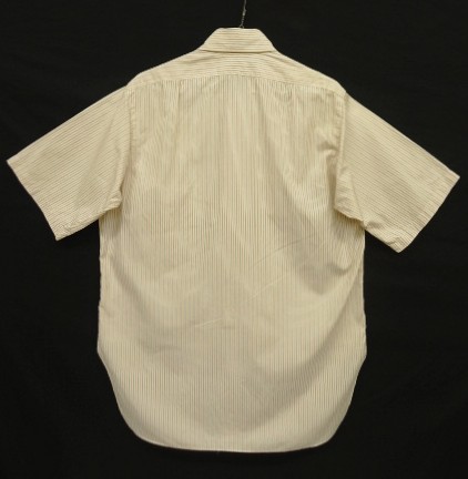 画像5: 60'S ALFRED'S 6ボタン ポプリン 半袖 BDシャツ ストライプ柄 (VINTAGE)